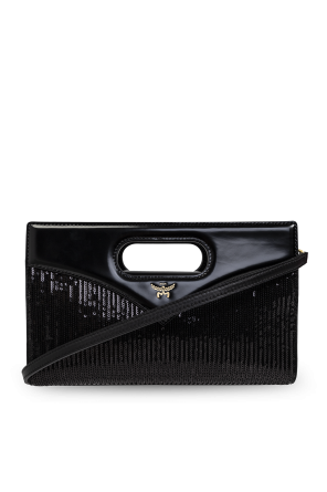 Preto Leather shoulder bag MCM - Vitkac Brazil